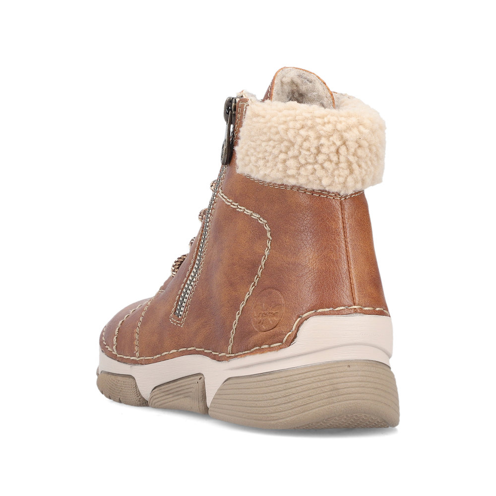 detail Dámská kotníková obuv Rieker 45931-24 hnědá
