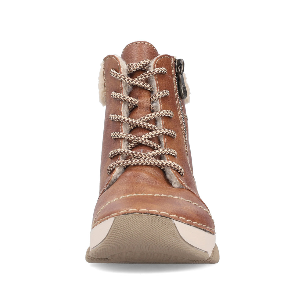 detail Dámská kotníková obuv Rieker 45931-24 hnědá