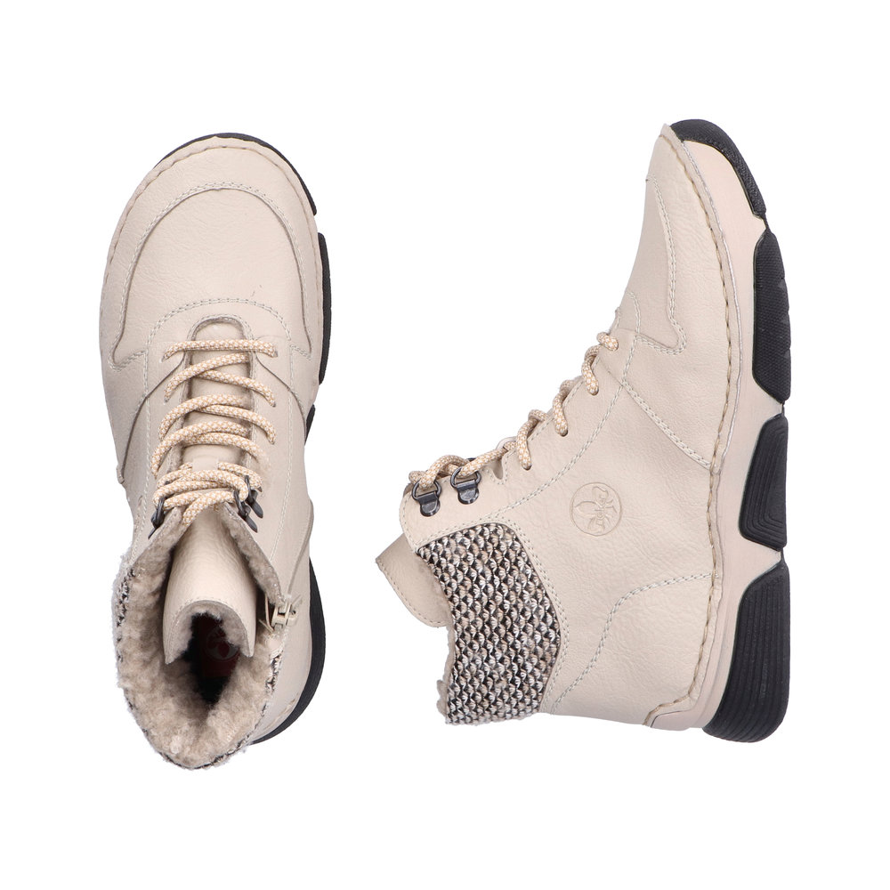 detail Dámská kotníková obuv Rieker 45955-60 béžová