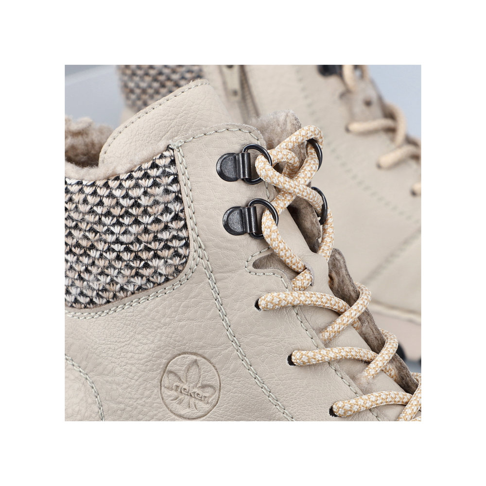 detail Dámská kotníková obuv Rieker 45955-60 béžová