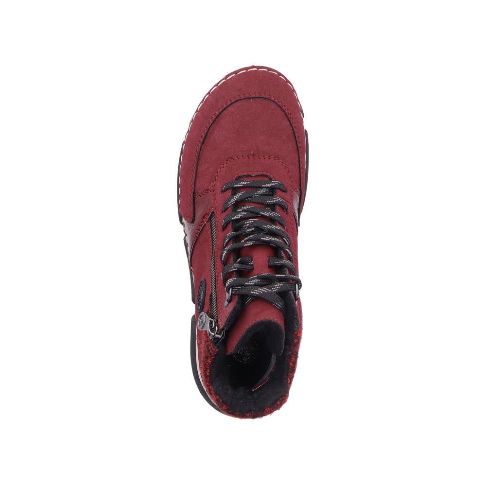 detail Dámská kotníková obuv Rieker 45960-35 červená
