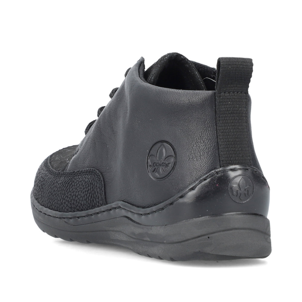 detail Dámská kotníková obuv Rieker 48922-00 černá
