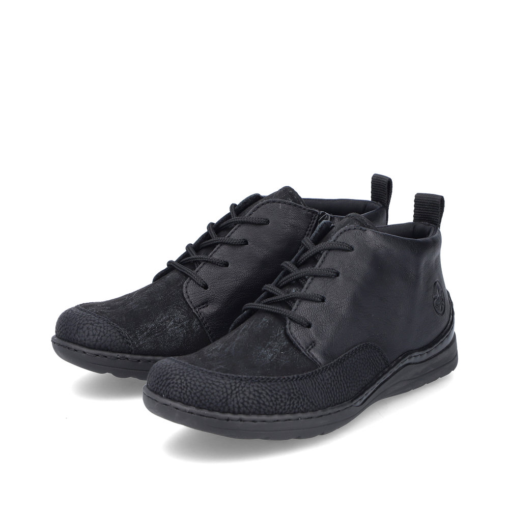 detail Dámská kotníková obuv Rieker 48922-00 černá