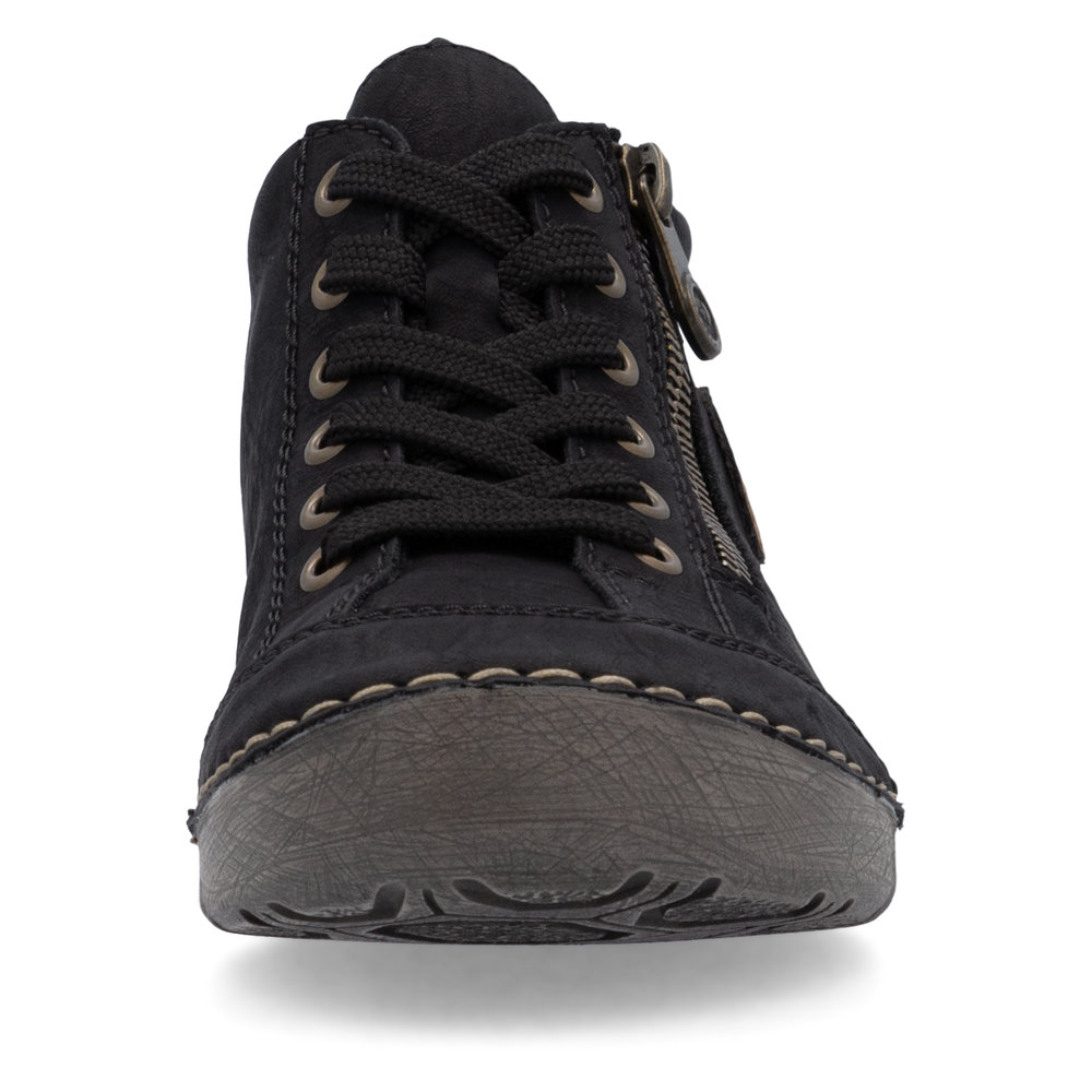 detail Dámská kotníková obuv Rieker 52514-00 černá