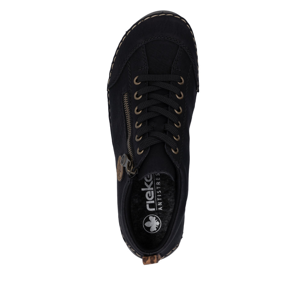 detail Dámská kotníková obuv Rieker 52514-00 černá