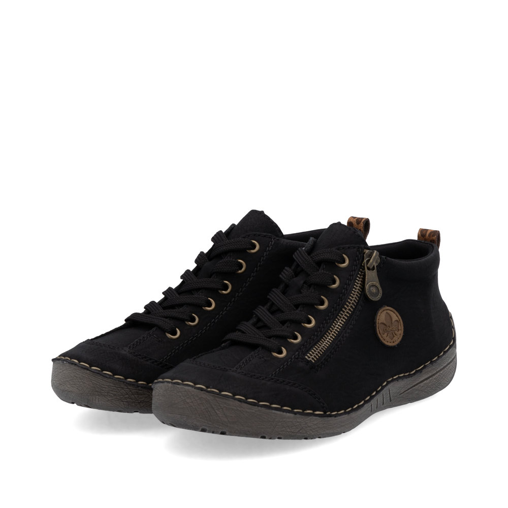 detail Dámská kotníková obuv Rieker 52514-00 černá