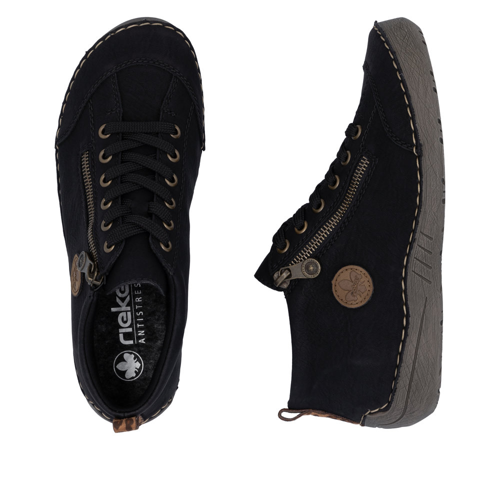 detail Dámská kotníková obuv Rieker 52514-00 černá