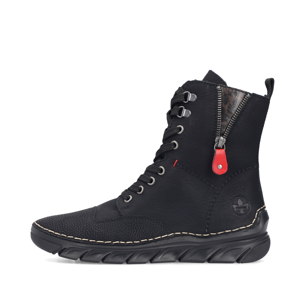 detail Dámská kotníková obuv Rieker 55014-00 černá