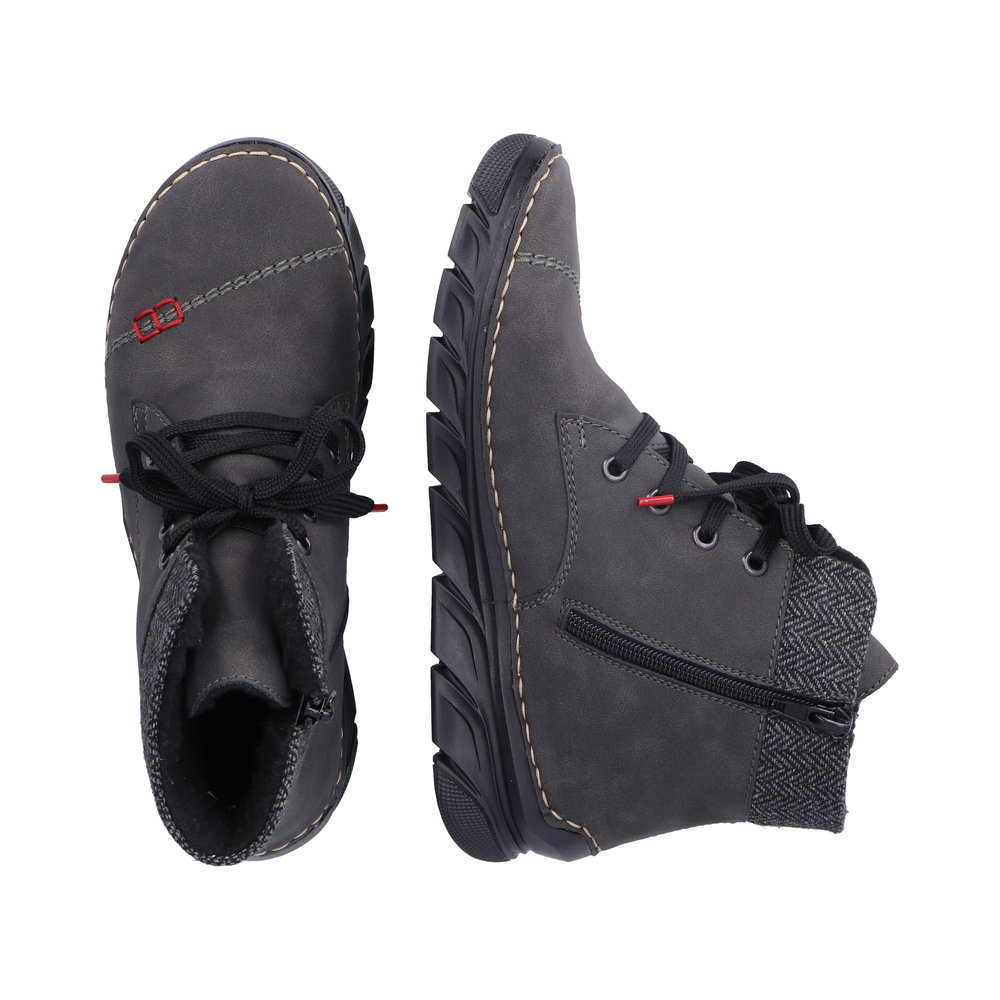 detail Dámská kotníková obuv Rieker 55031-45 šedá