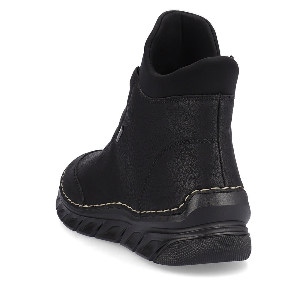 detail Dámská zimní kotníková obuv Rieker 55069-00 černá