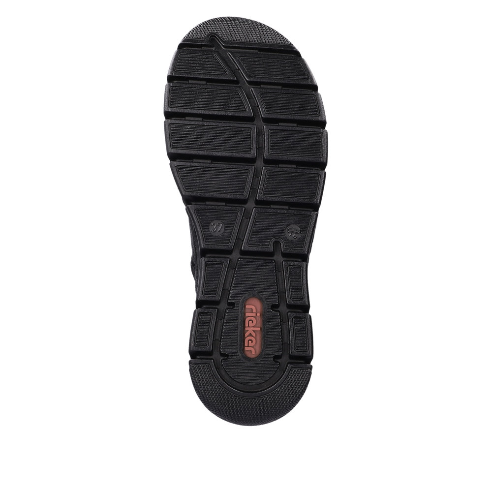 detail Dámská zimní kotníková obuv Rieker 55069-00 černá