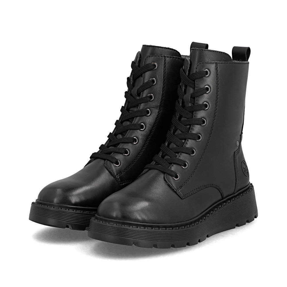 detail Dámská kotníková obuv Rieker 70401-00 černá