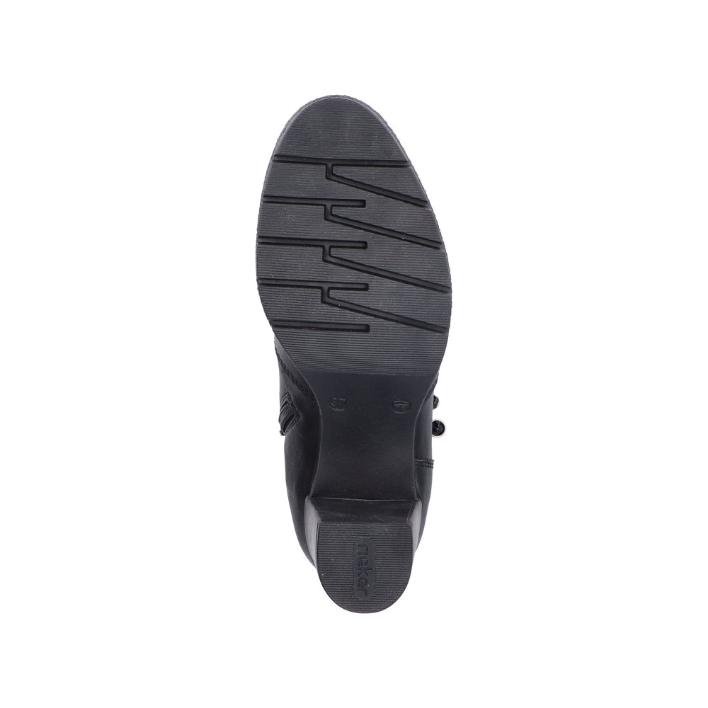 detail Dámská kotníková obuv Rieker 77667-00 černá