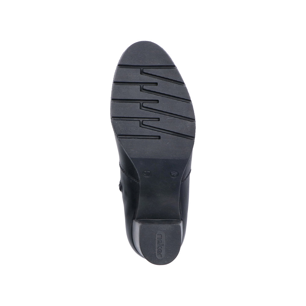 detail Dámská kotníková obuv Rieker 77674-00 černá