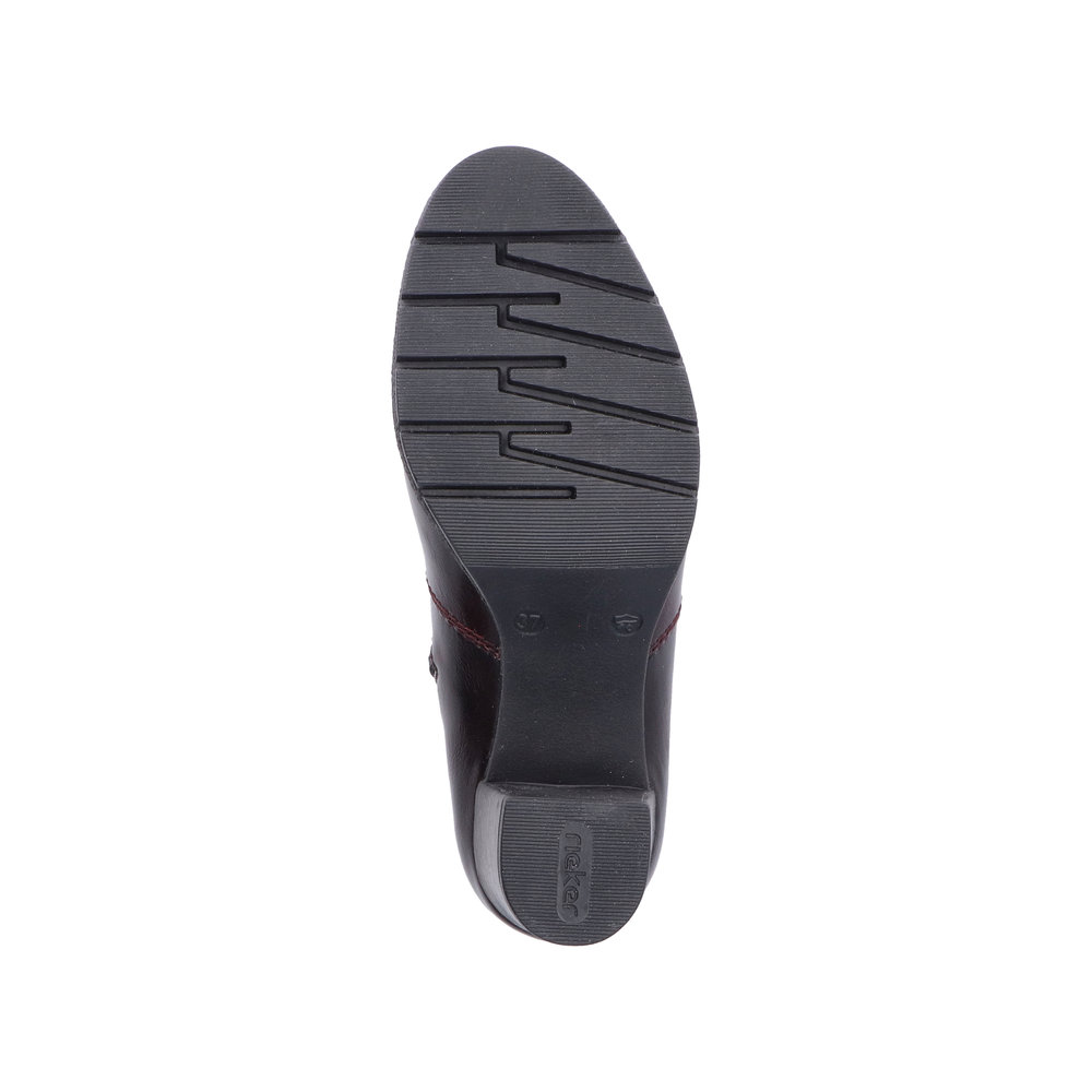 detail Dámská kotníková obuv Rieker 77674-35 červená