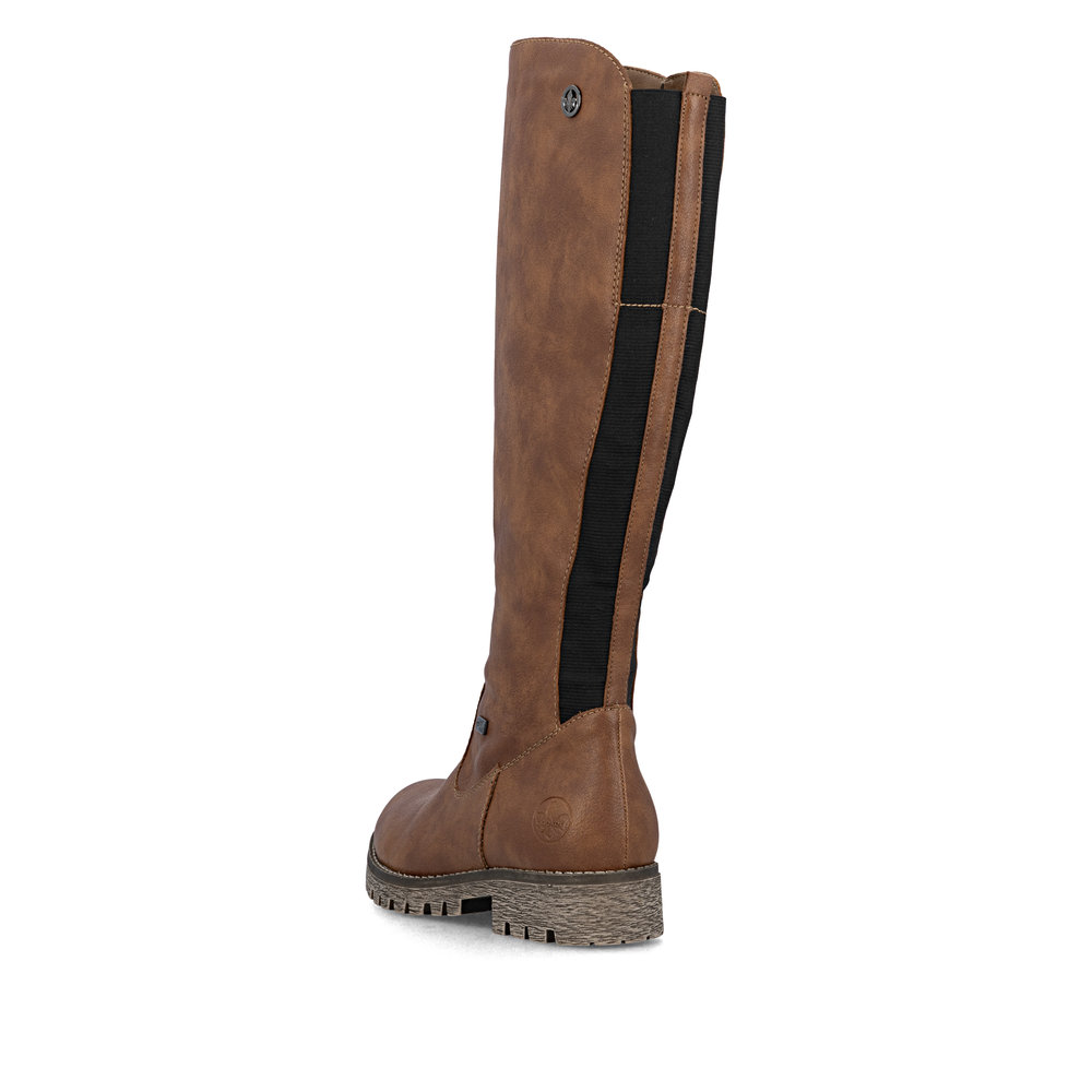 detail Dámské kozačky Rieker 78554-00 hnědá