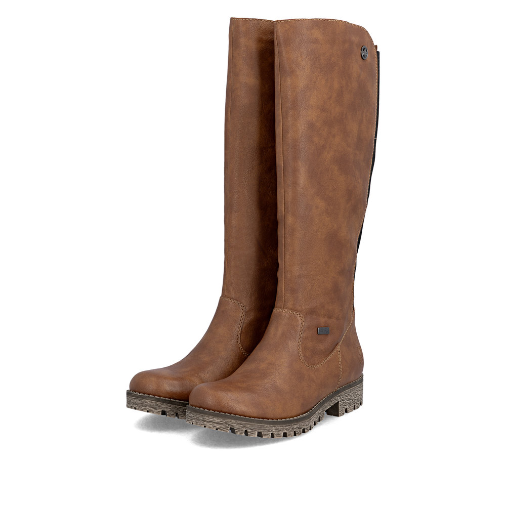 detail Dámské kozačky Rieker 78554-00 hnědá