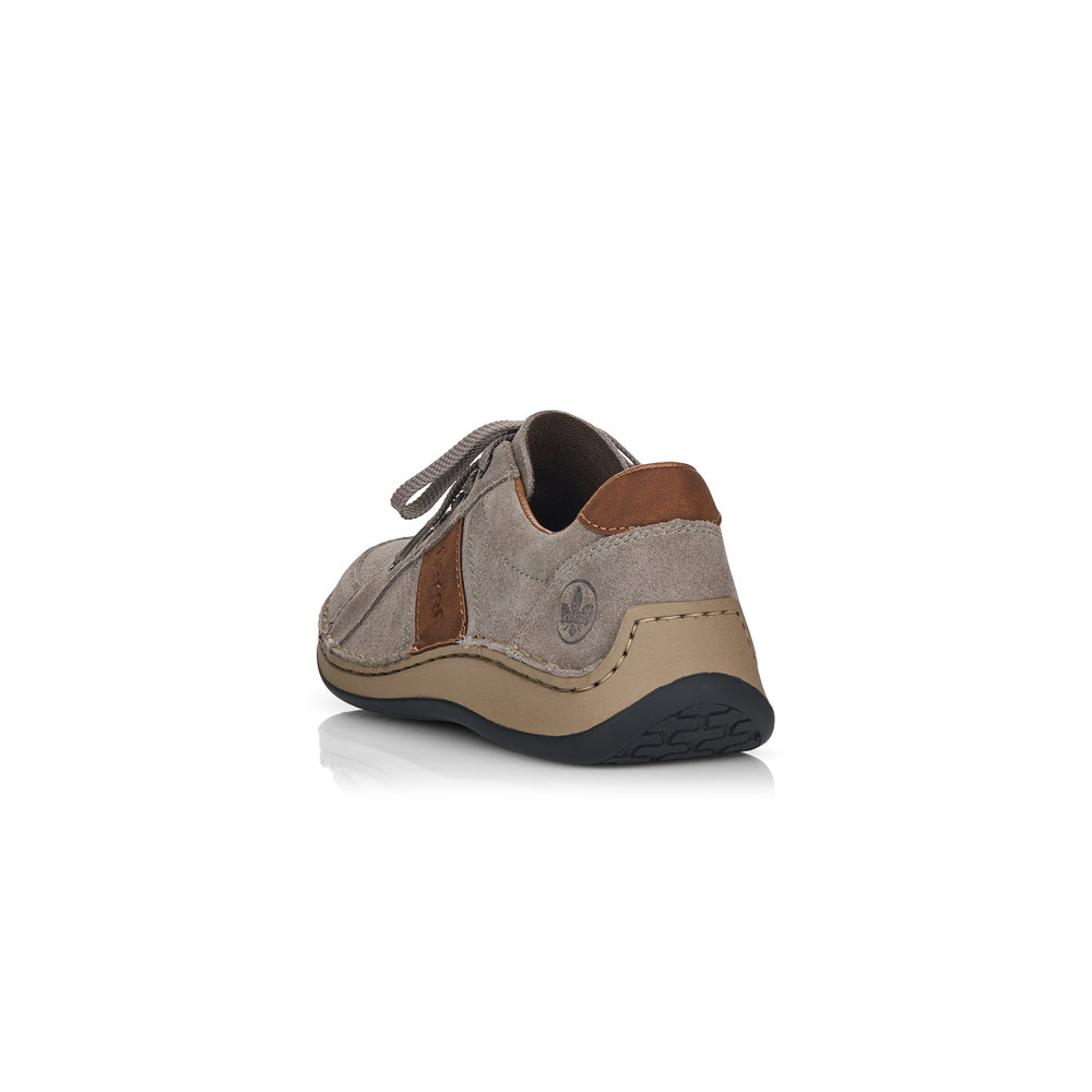 detail Pánské kožené polobotky Rieker 05216-42 šedá