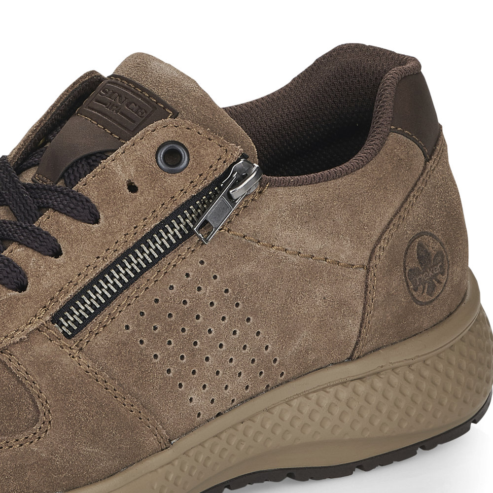 detail Pánské kožené polobotky B7612-25 hnědá