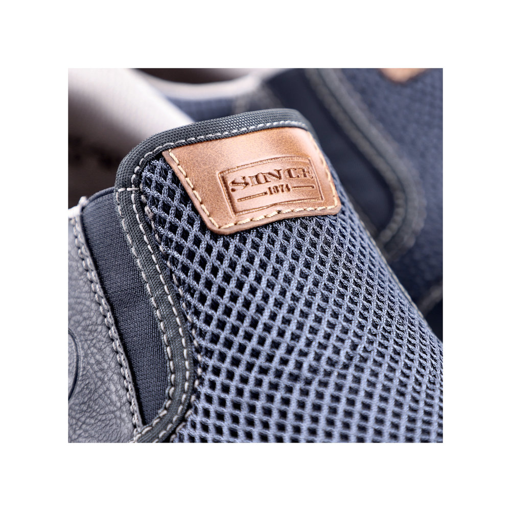 detail Pánské mokasíny Rieker 14363-14 modrá