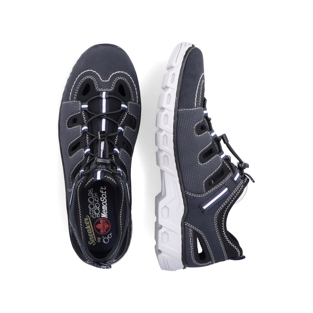 detail Pánské sportovní polobotky Rieker 14507-14 modrá