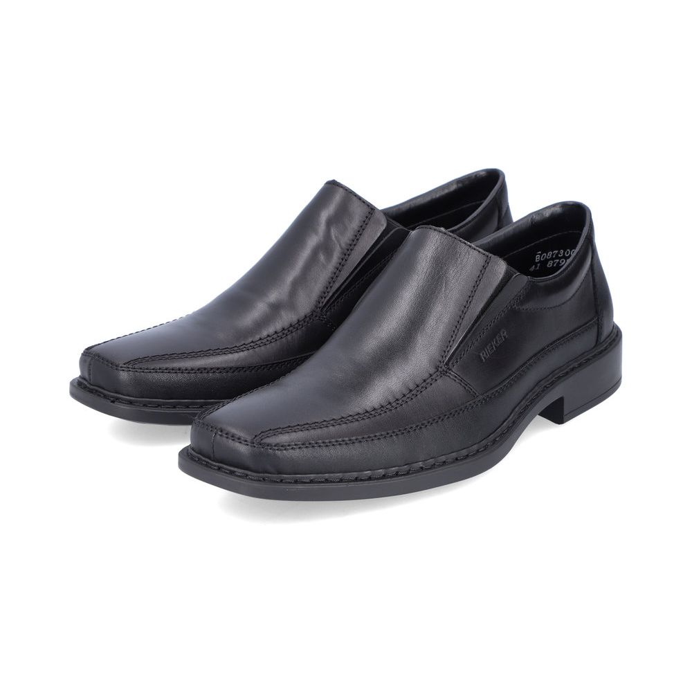 detail Pánské mokasíny Rieker B0873-00 černá