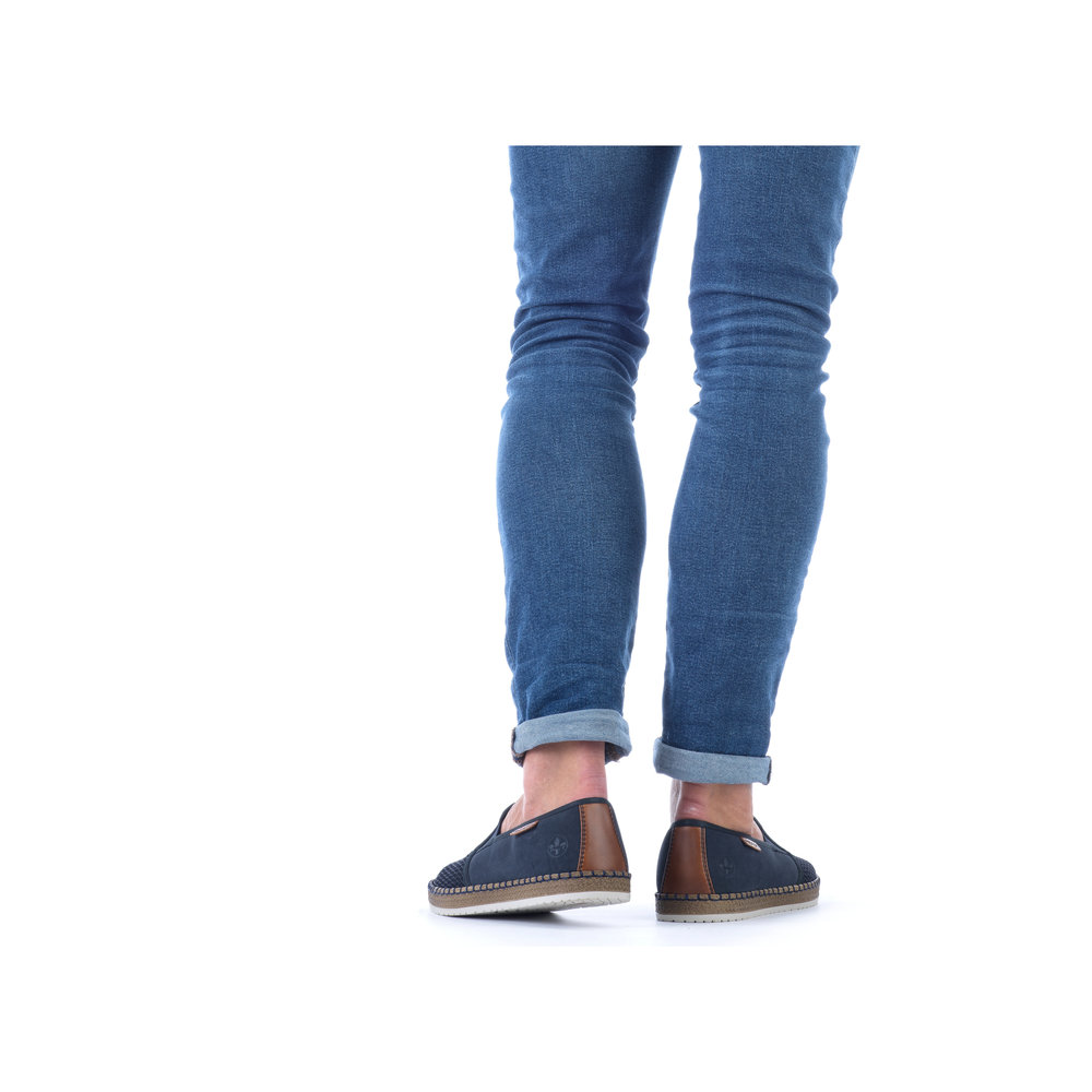 detail Pánské mokasíny Rieker B5265-14 modrá