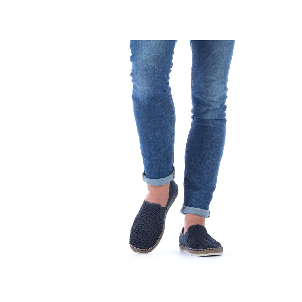 detail Pánské mokasíny Rieker B5265-14 modrá