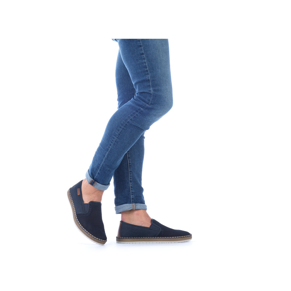 detail Pánské mokasíny Rieker B5265-14 modrá