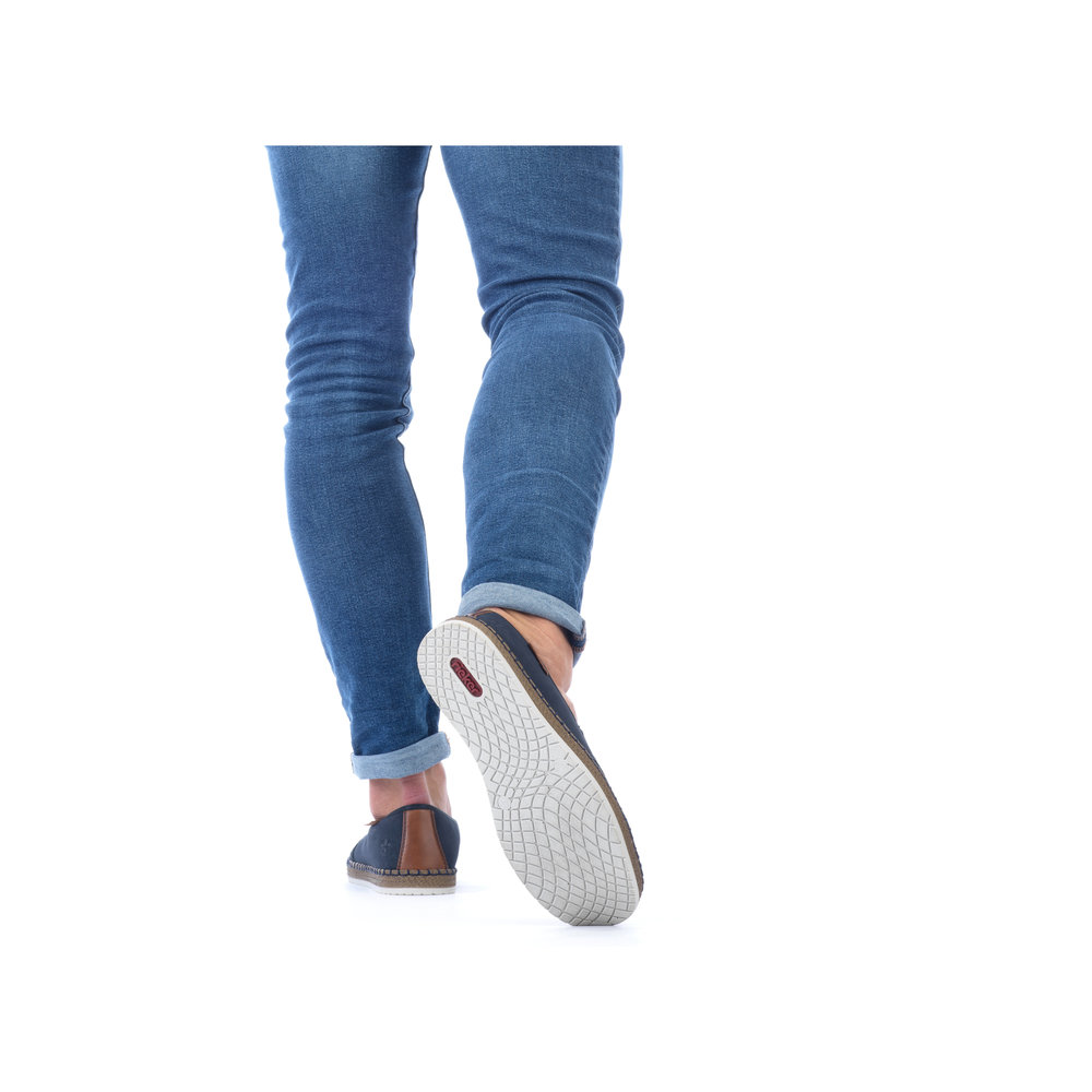 detail Pánské mokasíny Rieker B5265-14 modrá