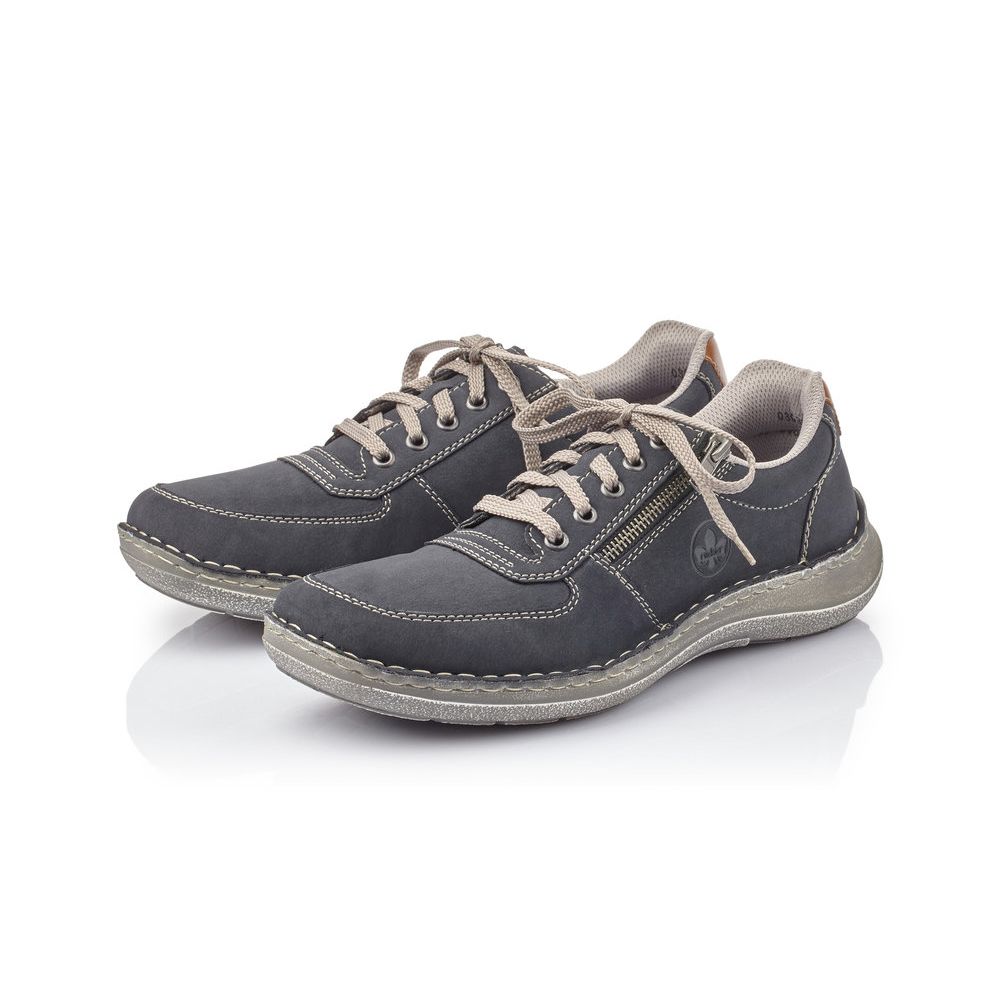 detail Pánské polobotky Rieker 03030-14 modrá