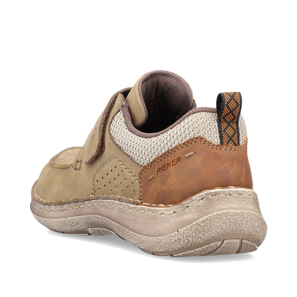 detail Pánské kožené polobotky Rieker 03058-64 béžová