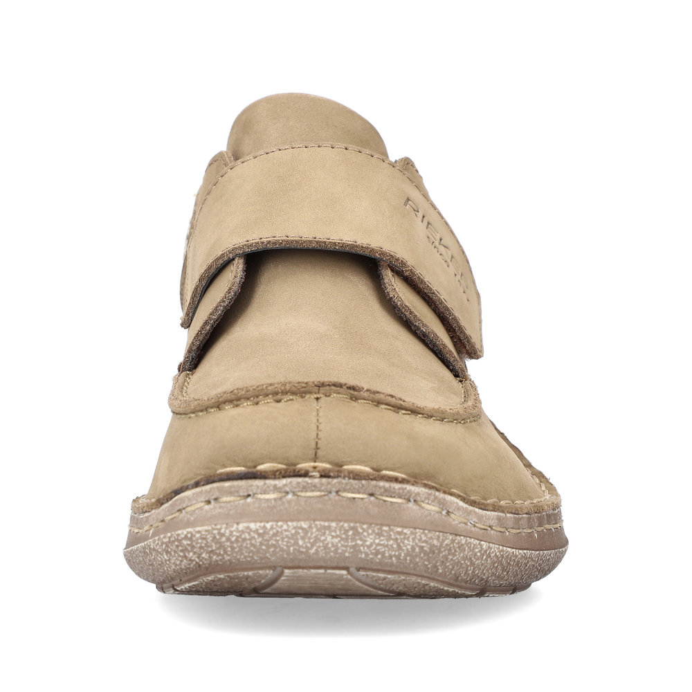 detail Pánské kožené polobotky Rieker 03058-64 béžová