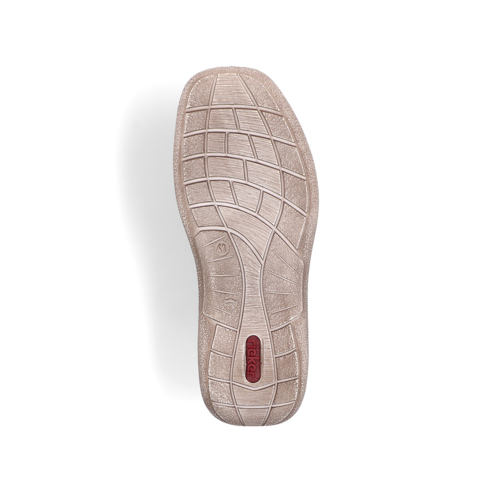 detail Pánské kožené polobotky Rieker 03058-64 béžová