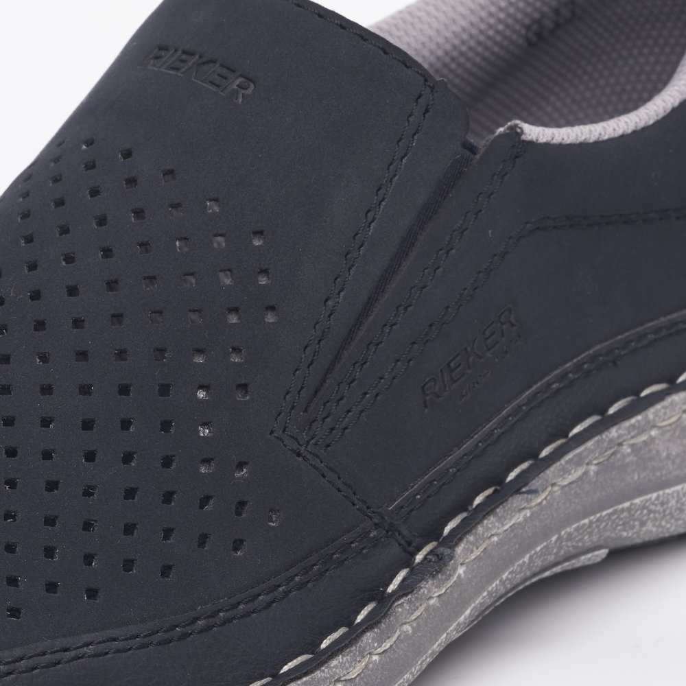 detail Pánské mokasíny Rieker 03079-14 modrá