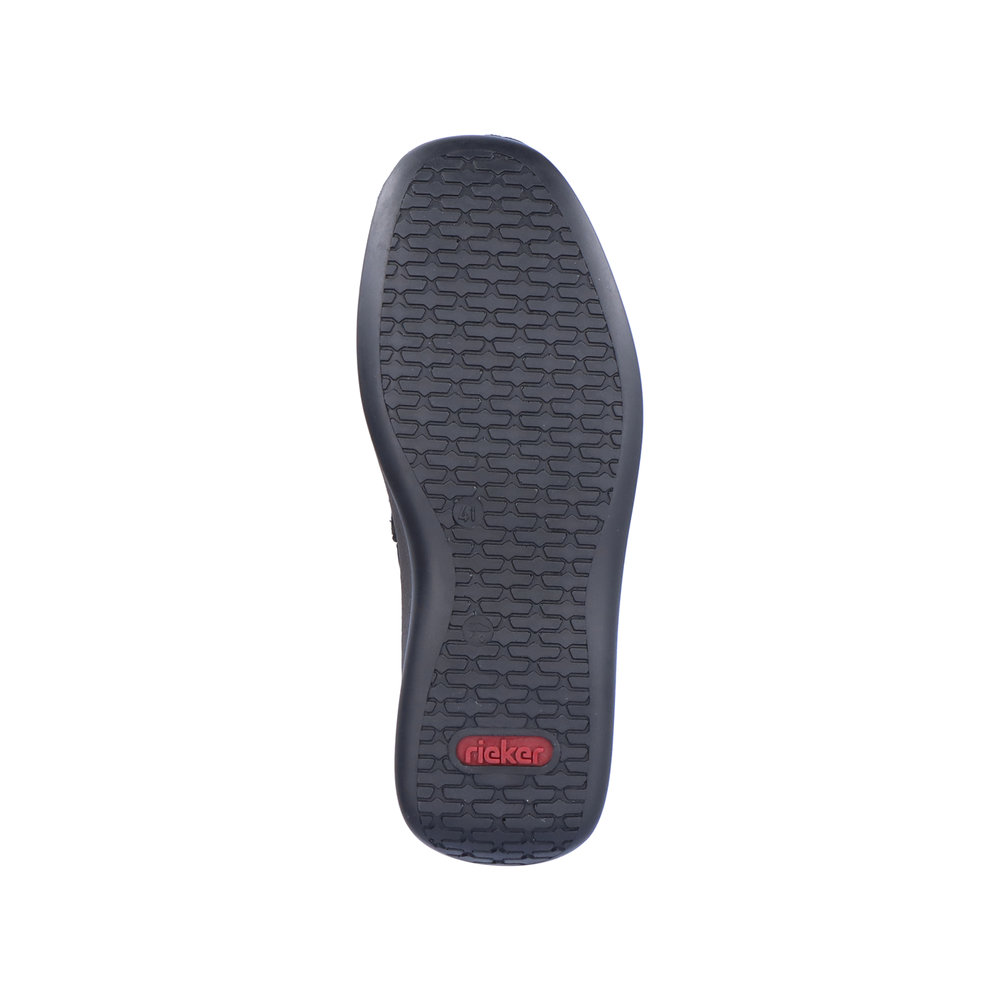 detail Pánské kožené mokasíny Rieker 05264-00 černá