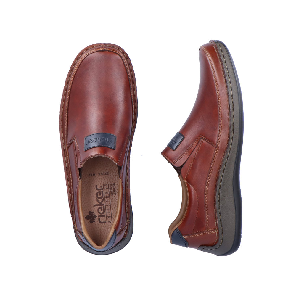 detail Pánské mokasíny Rieker 05271-24 hnědá