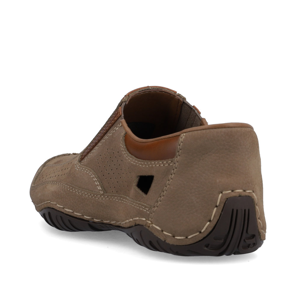 detail Pánské mokasíny Rieker 06350-25 hnědá