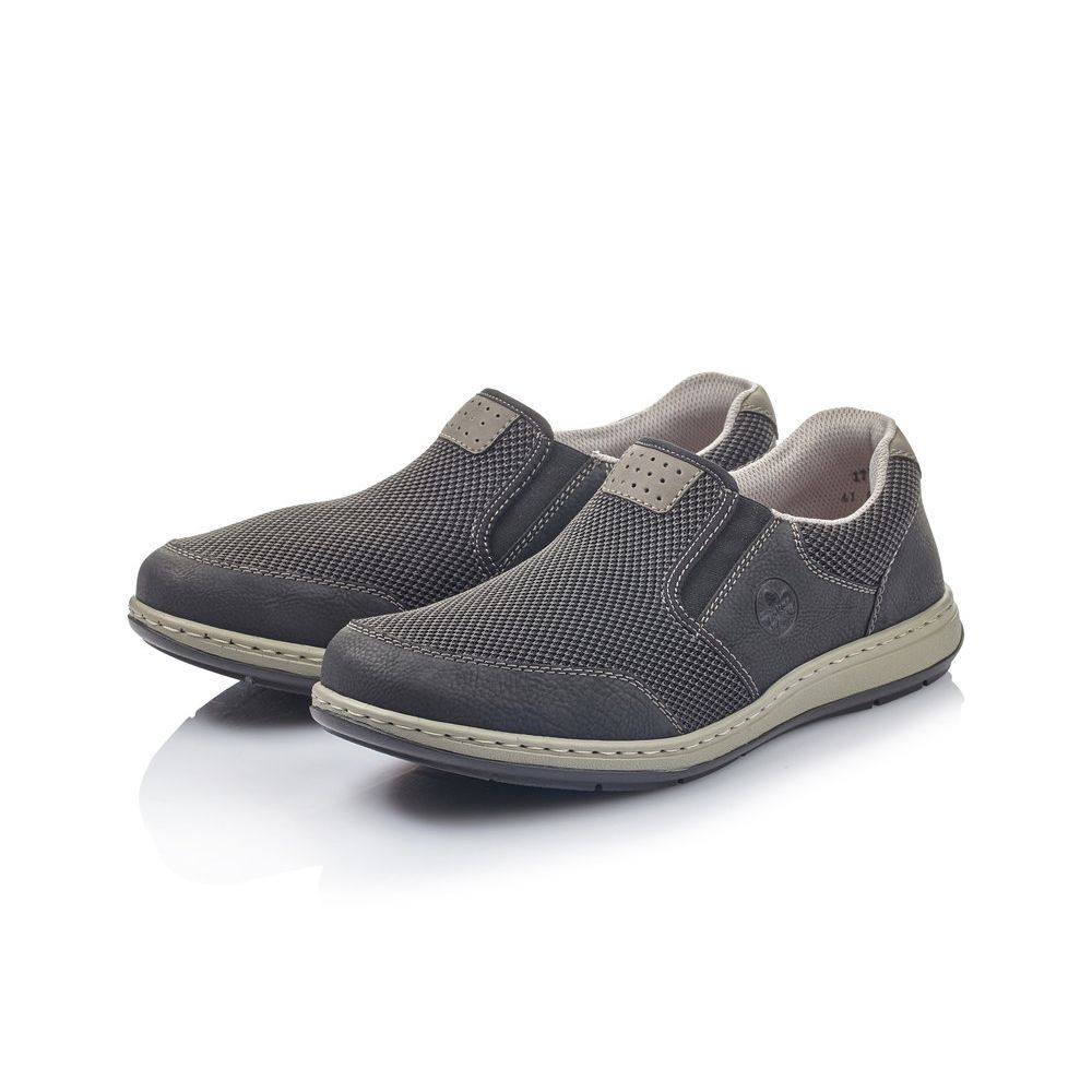 detail Pánské mokasíny Rieker 17363-00 černá