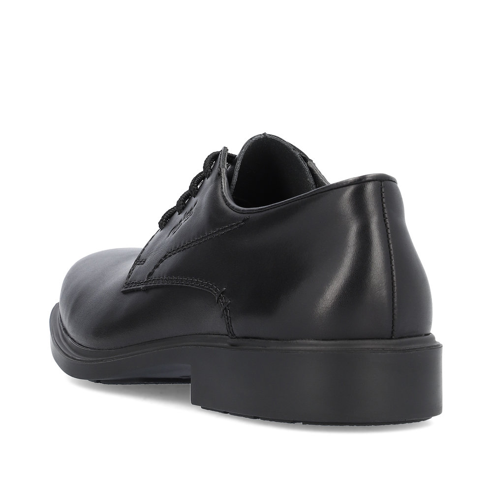 detail Pánské kožené polobotky Rieker B0001-00 černá