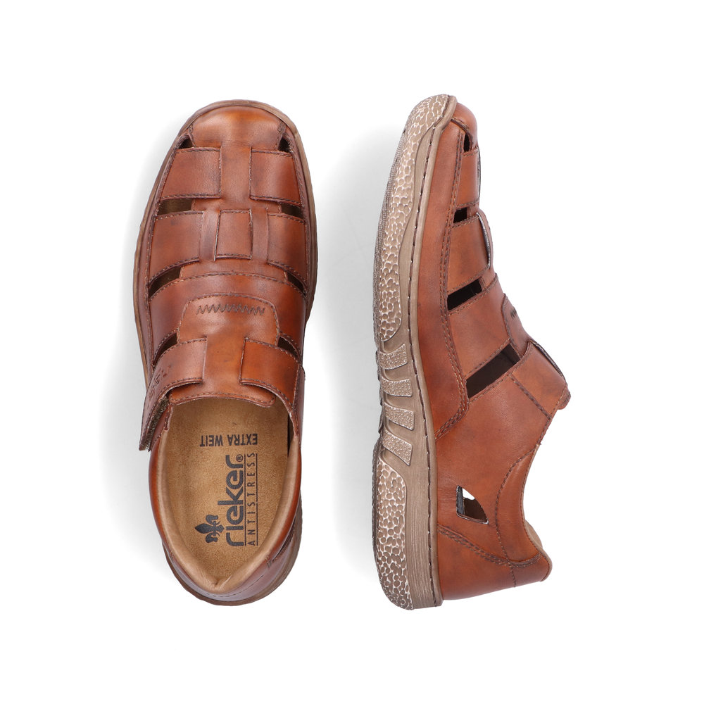 detail Pánské polobotky Rieker 03578-24 hnědá