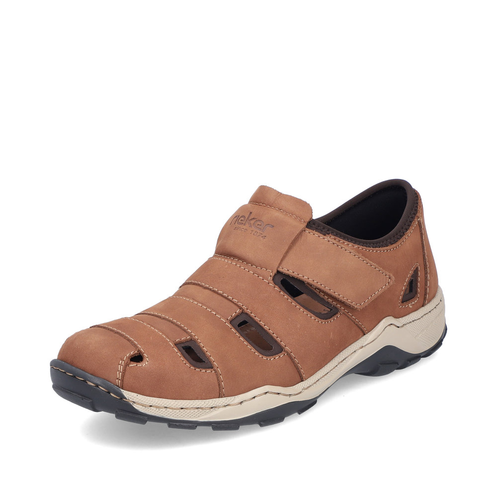 detail Pánské polobotky Rieker 08067-24 hnědá