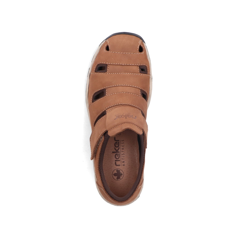 detail Pánské polobotky Rieker 08067-24 hnědá
