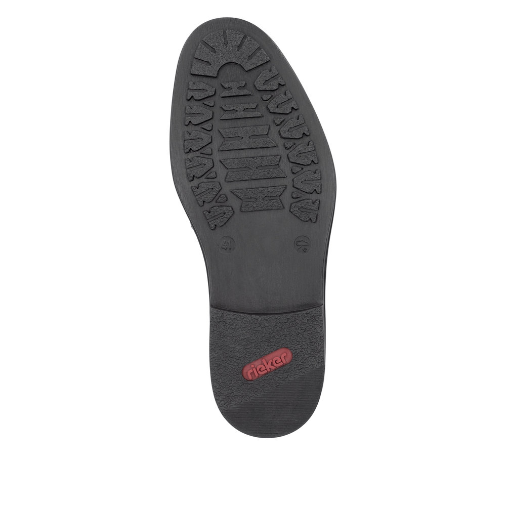 detail Pánské kožené polobotky Rieker 17620-00 černá