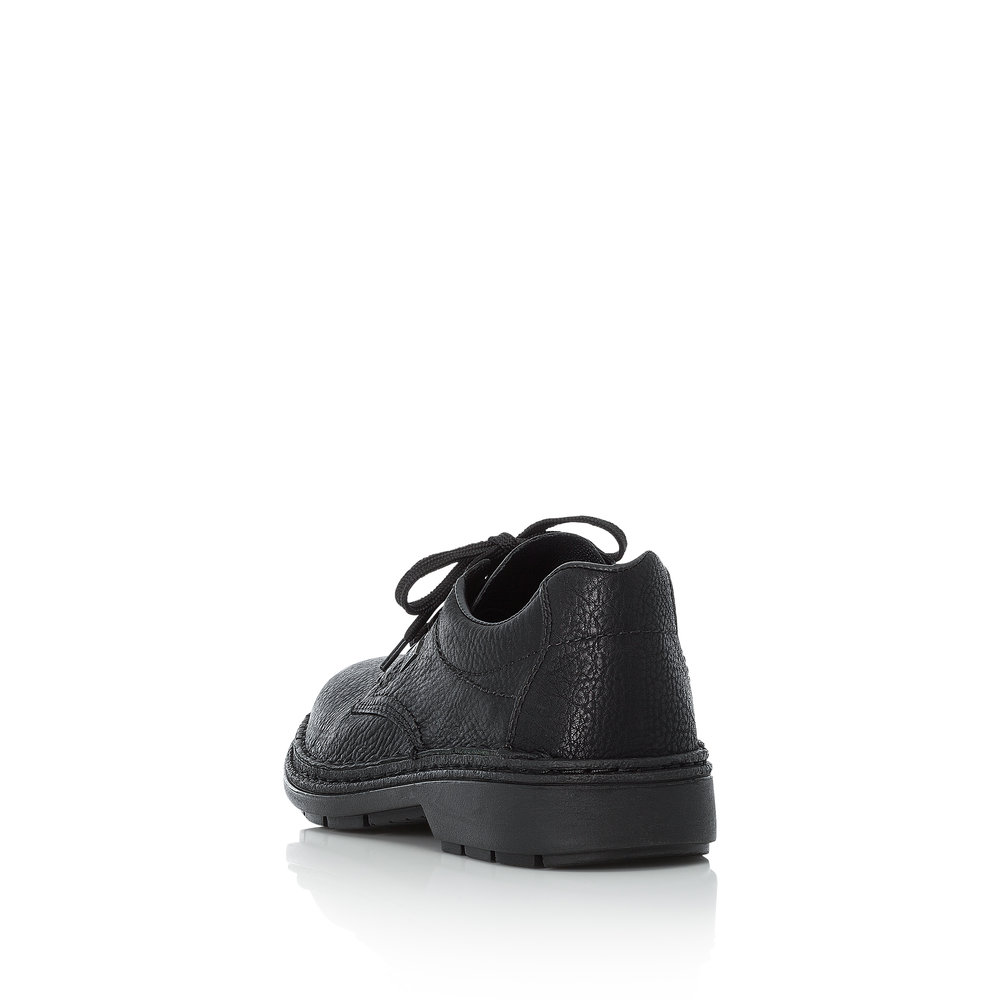 detail Pánské kožené polobotky Rieker 05001-00 černá