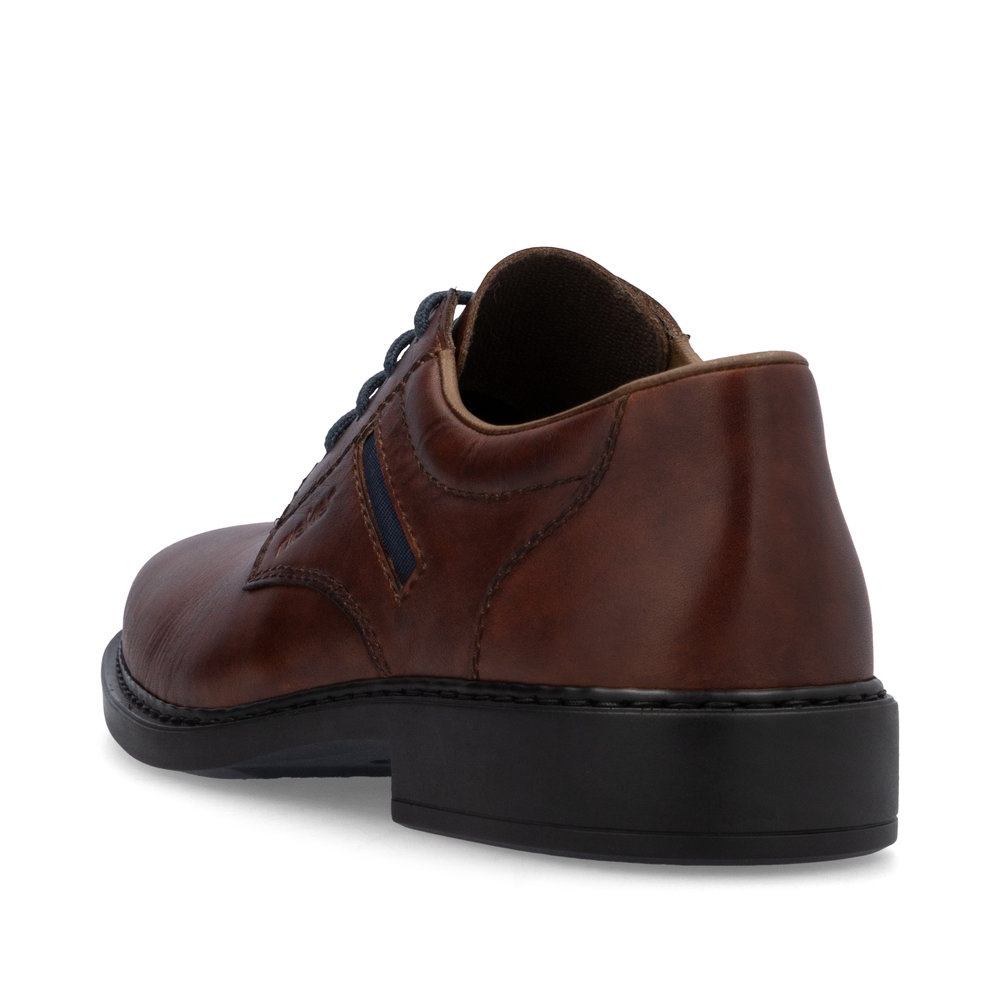 detail Pánské kožené polobotky Rieker B0803-24 hnědá