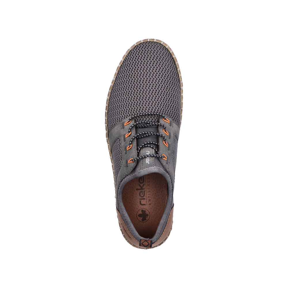 detail Pánské polobotky Rieker B5252-45 šedá