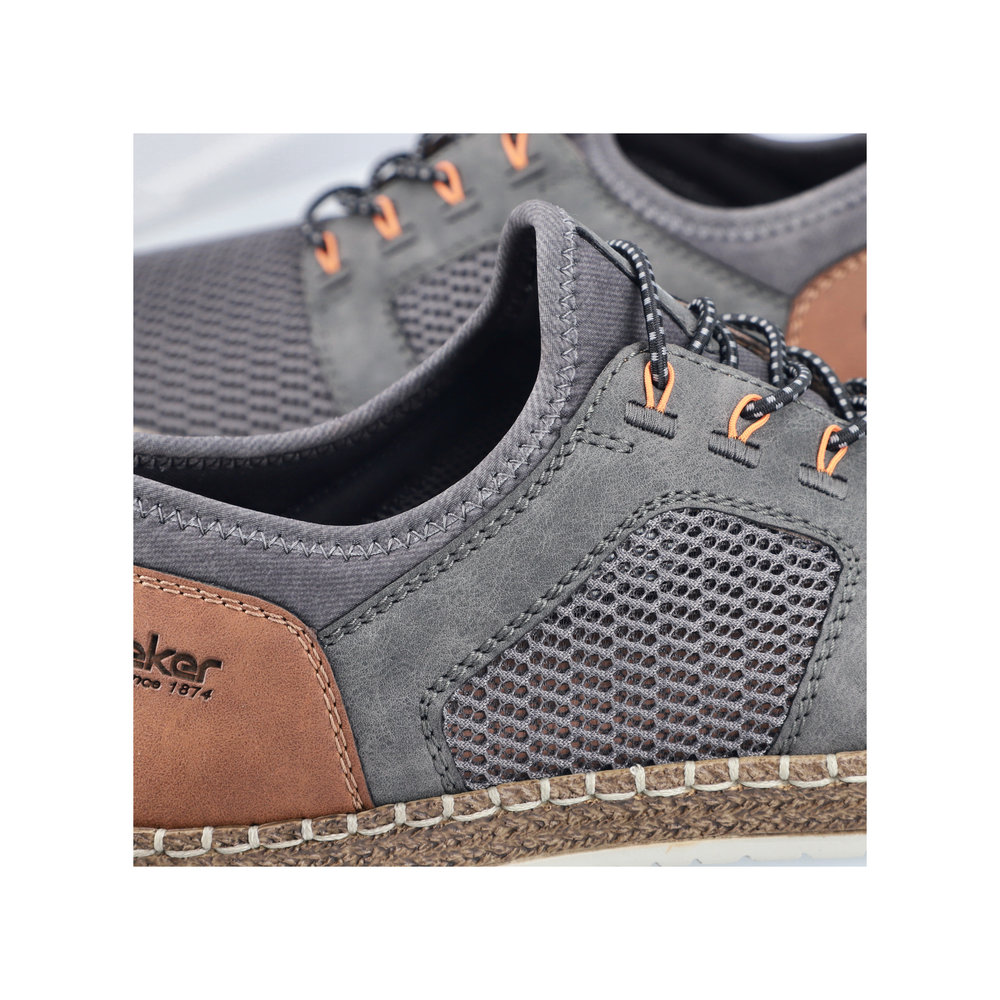 detail Pánské polobotky Rieker B5252-45 šedá