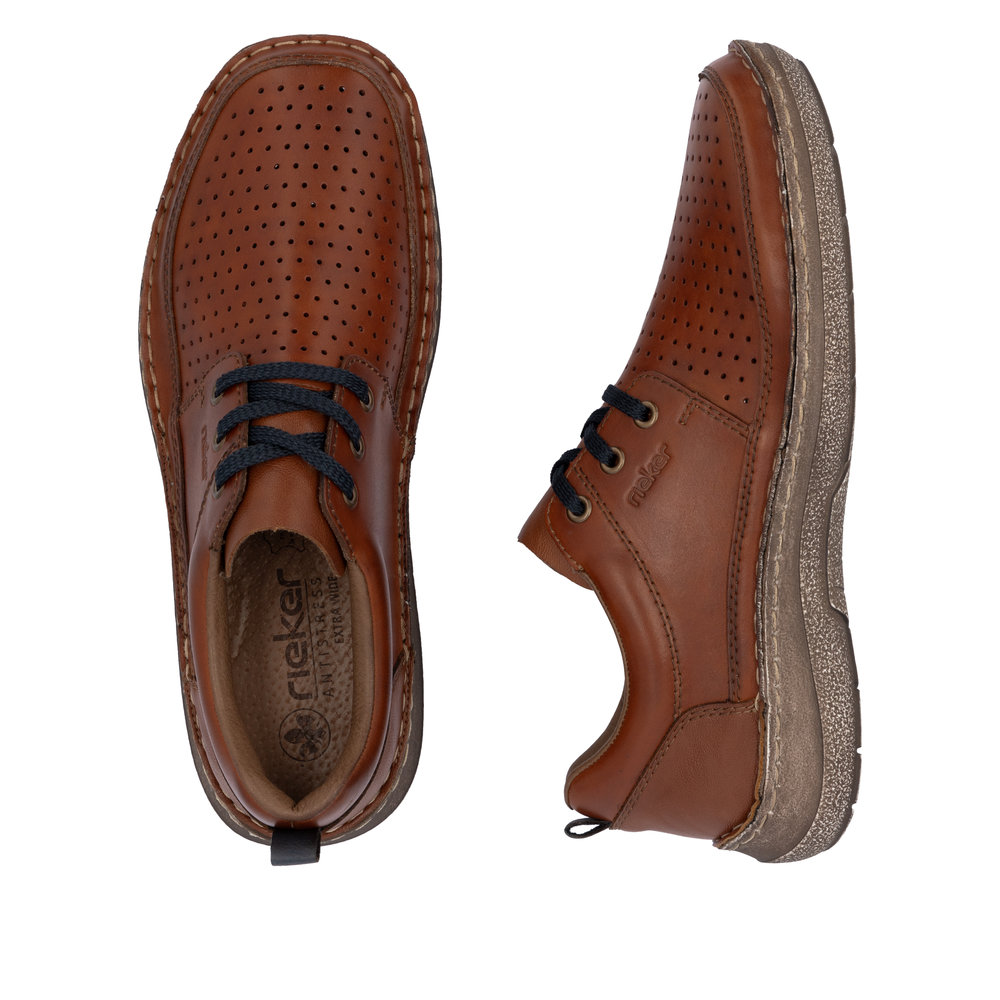 detail Pánské polobotky Rieker 03007-24 hnědá