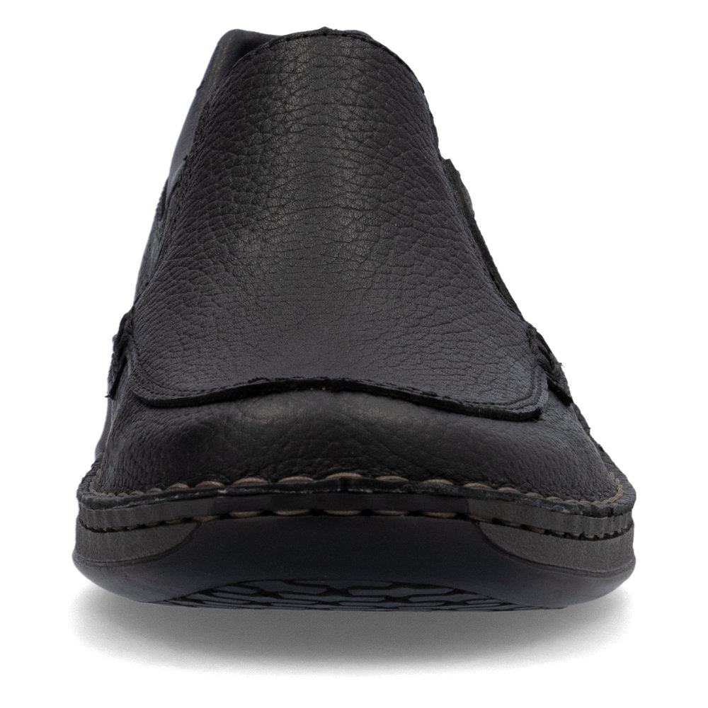 detail Pánské kožené mokasíny Rieker 05292-00 černá